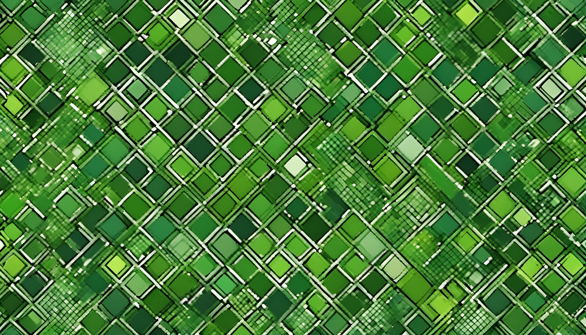 Vivid ultradetailed green wallpaper pattern.