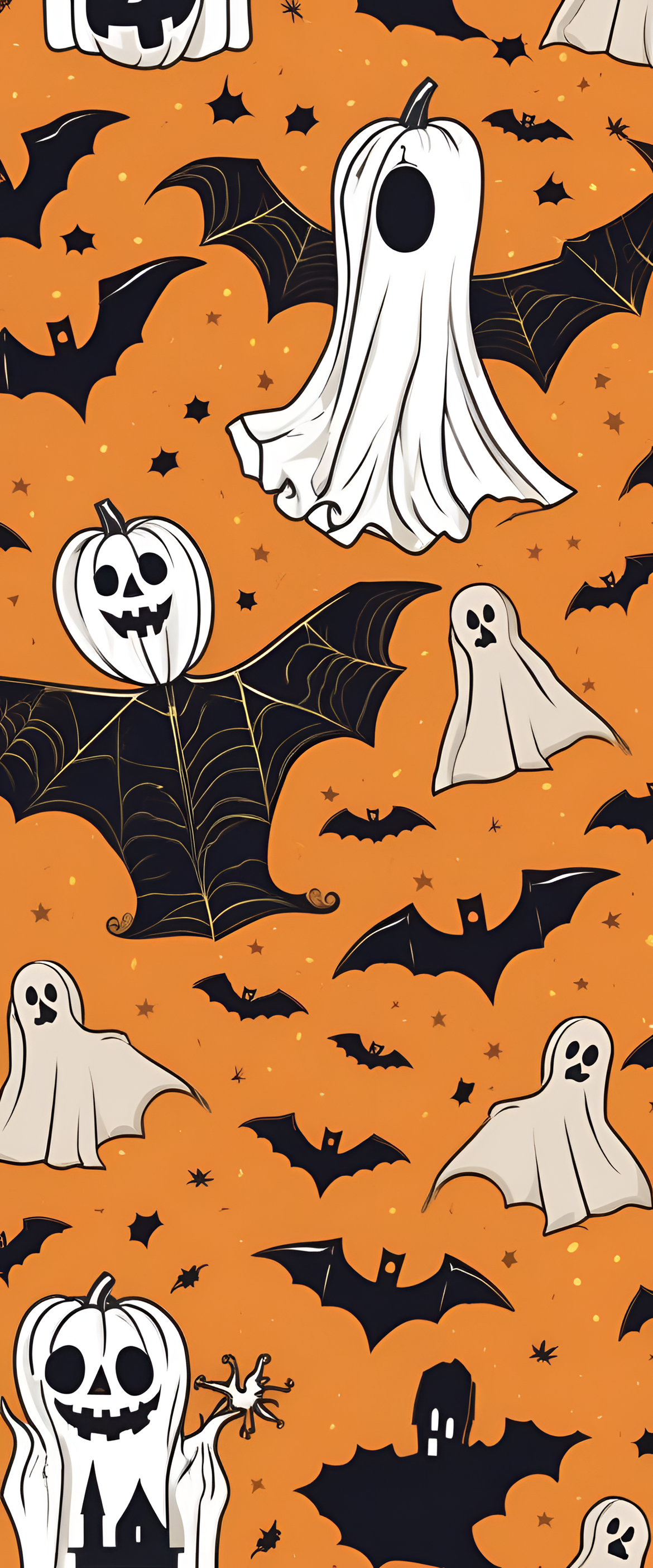 Halloween-themed wallpaper with an award-winning design