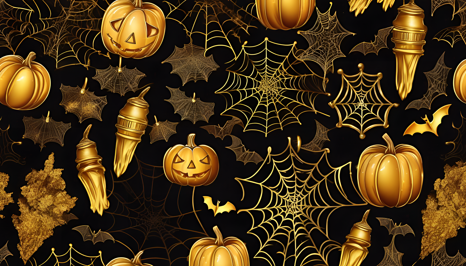 A Golden Halloween Backgrounds