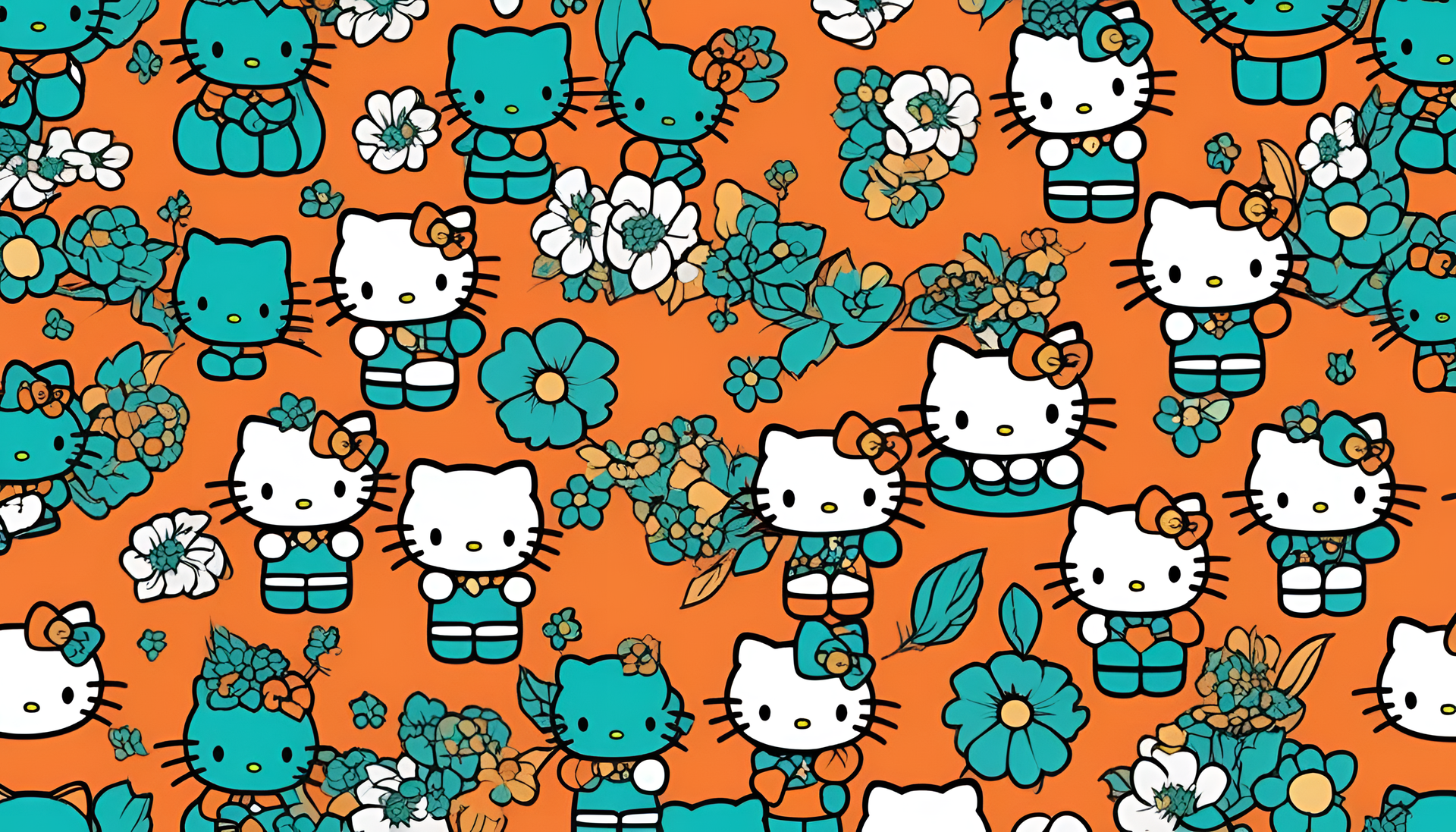 A Hello Kitty Background