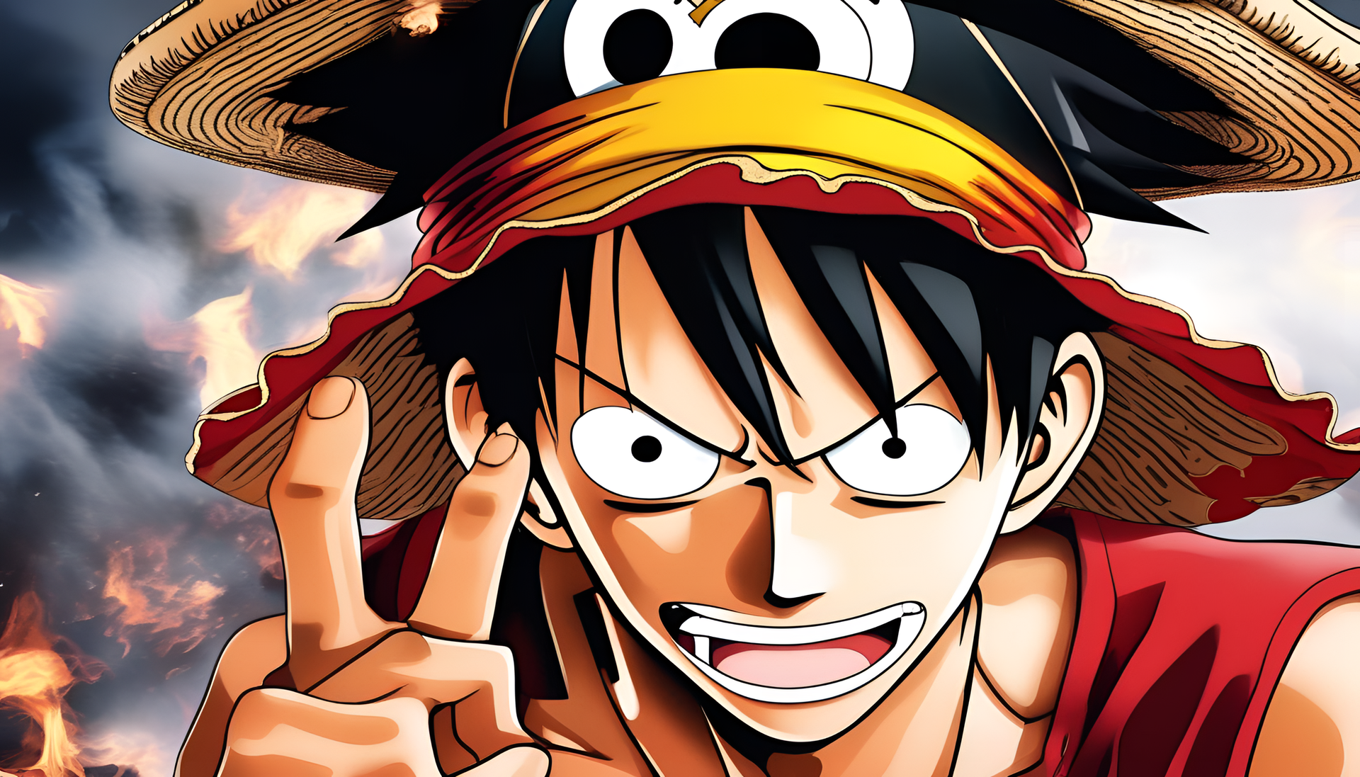 Luffy, the high fashion portrait in HD desktop wallpaper.