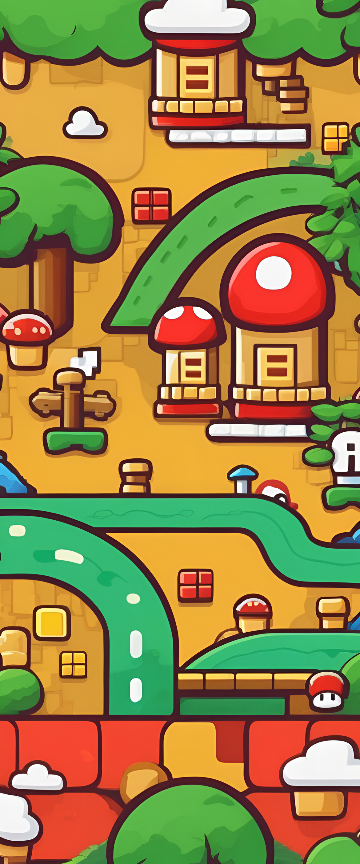 A Mario Background