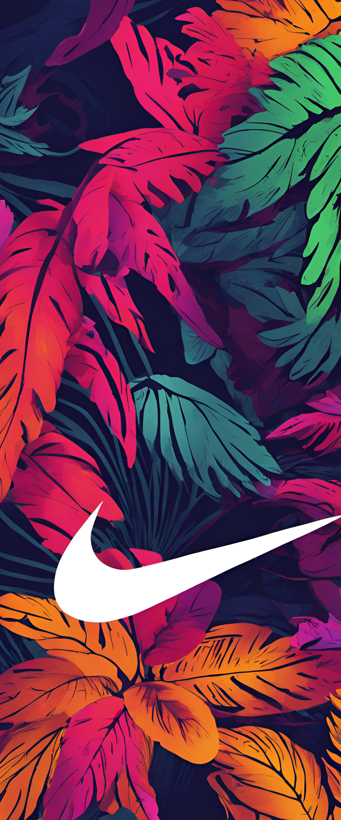 Nike-inspired phone wallpaper with a sleek and modern design.