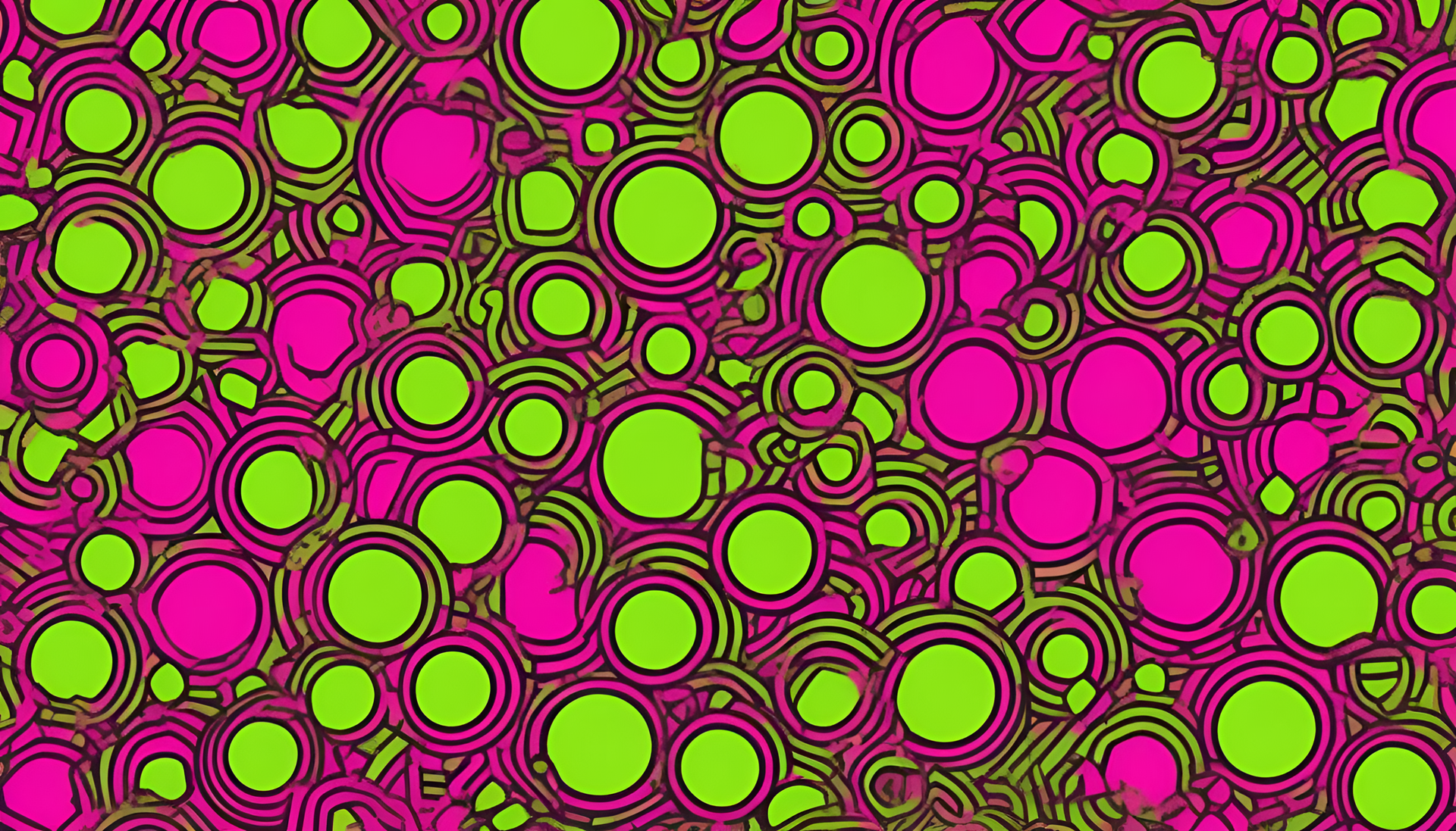 A Cool Green Pink Background