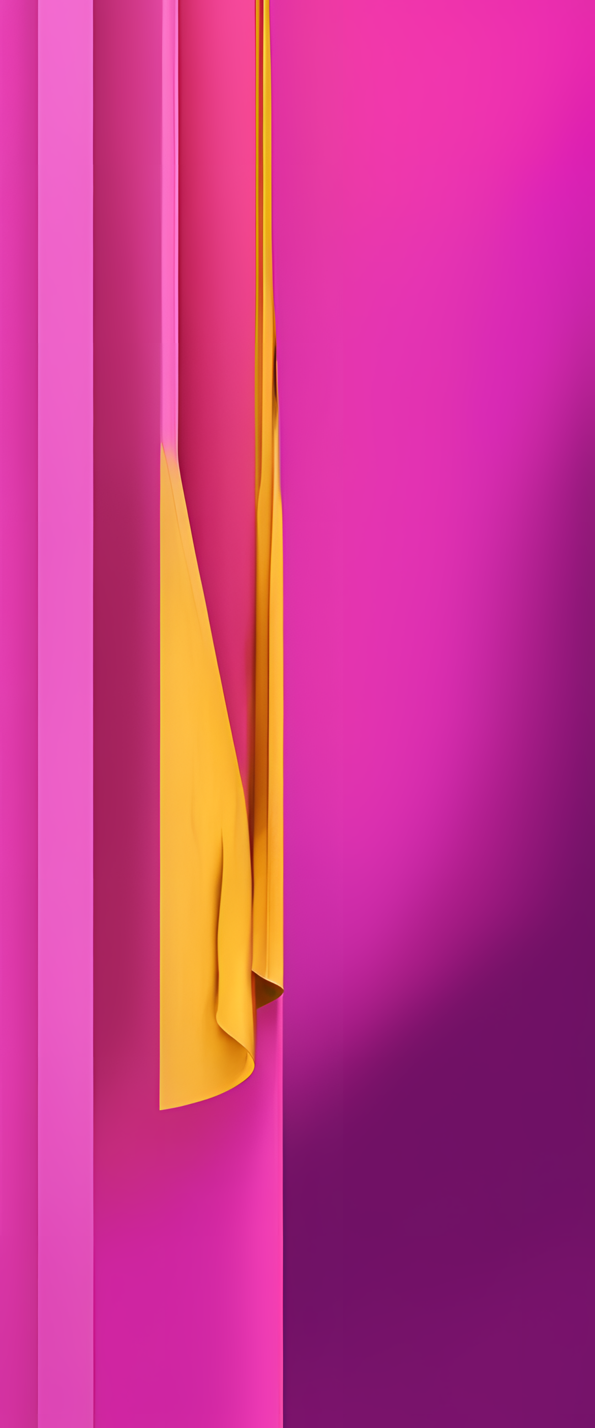 Pink abstract art on a colorful background.