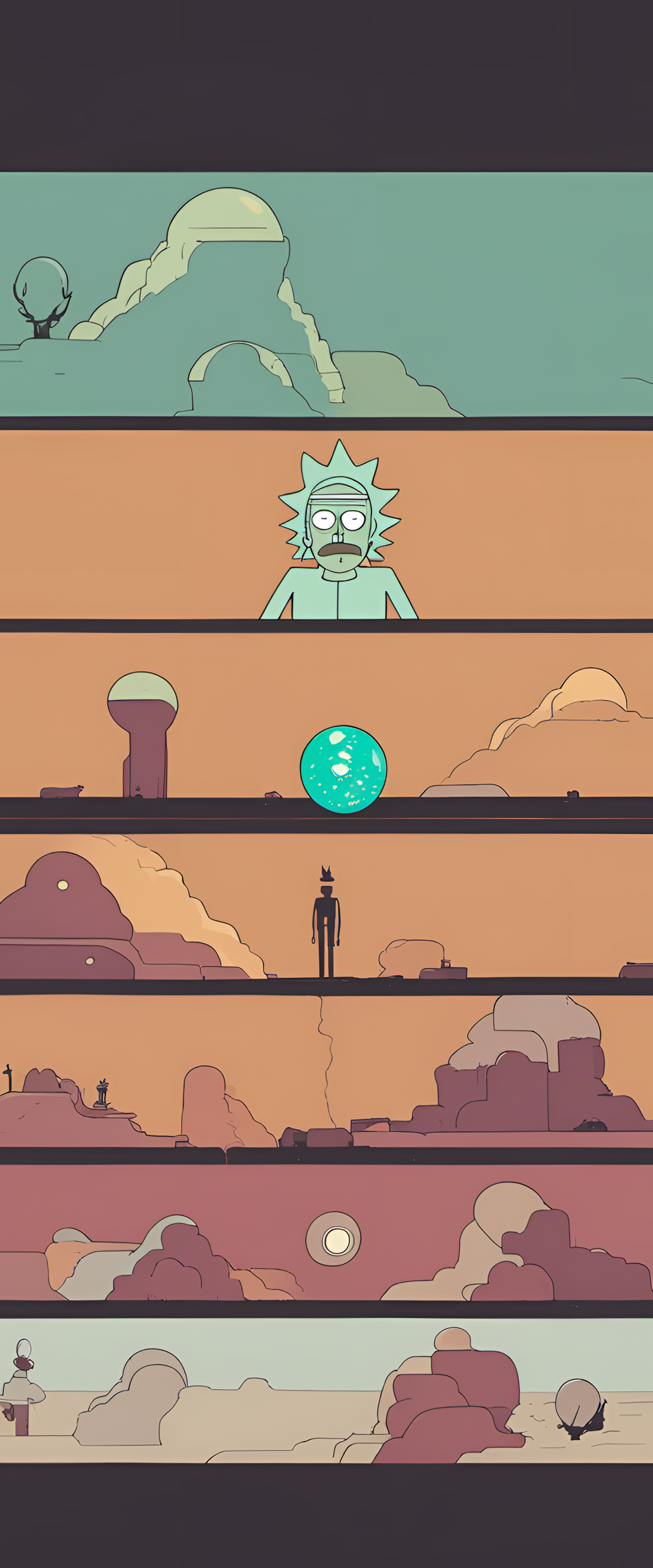 A Rick And Morty Wallpaper