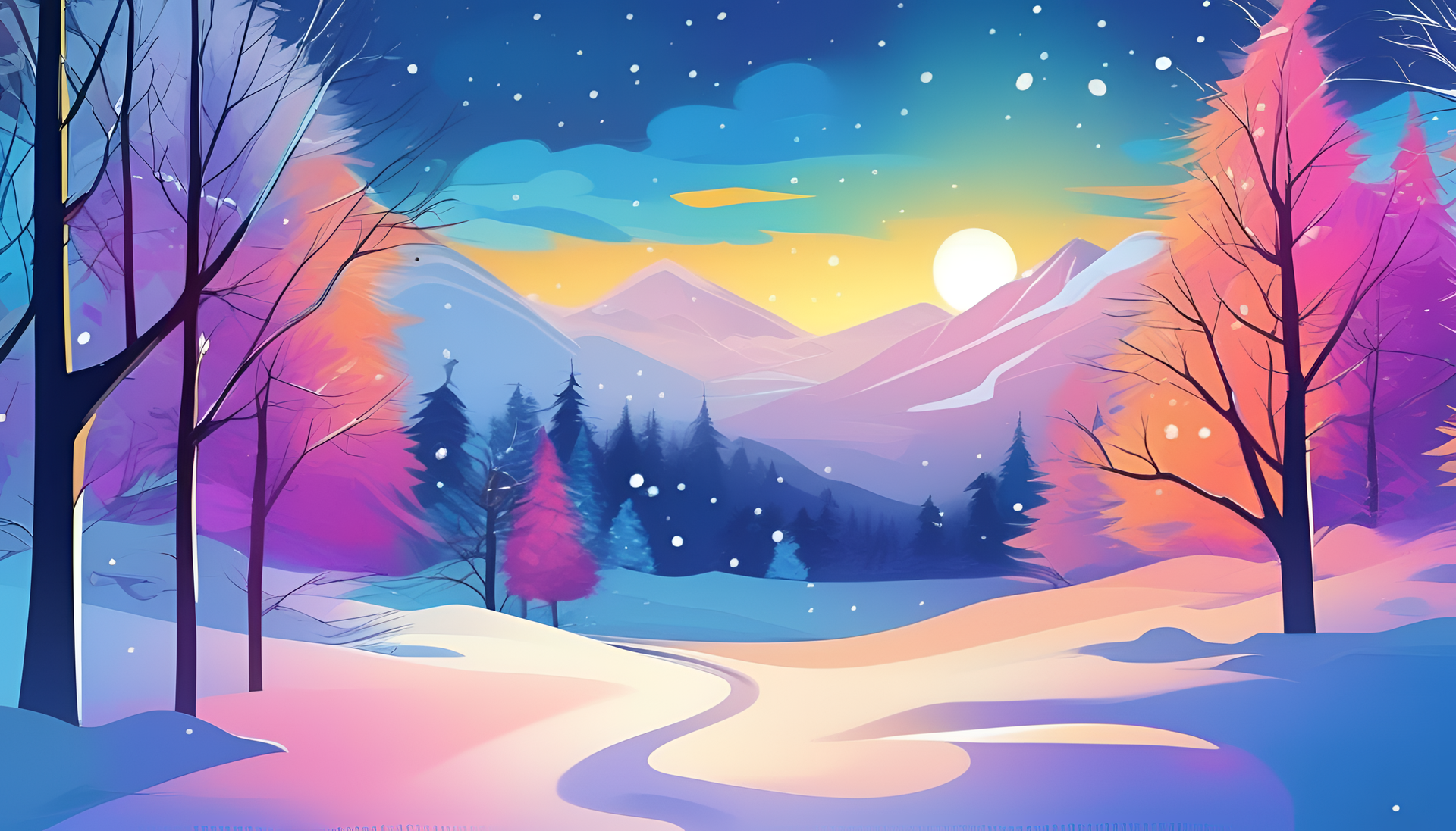 A Winter Background