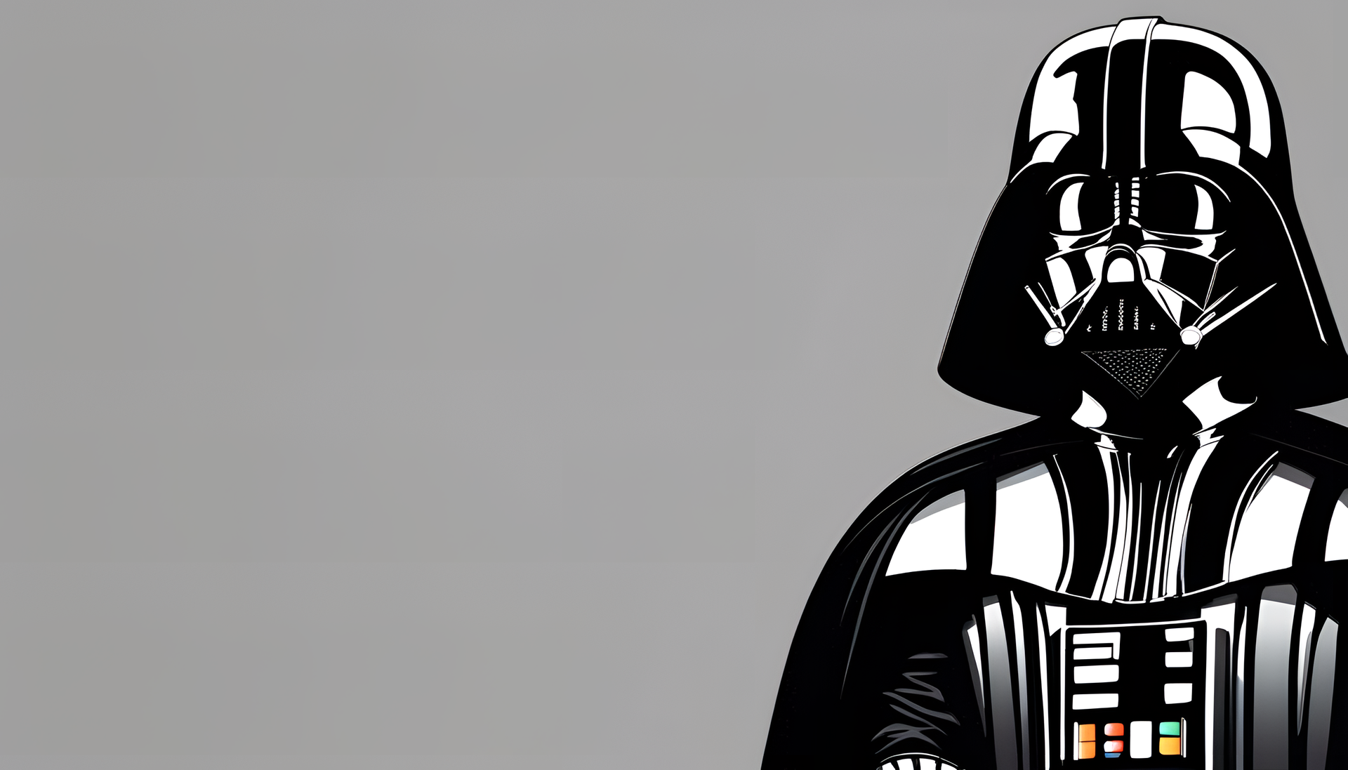 Darth Vader wearing sunglasses in a cool desktop wallpaper.