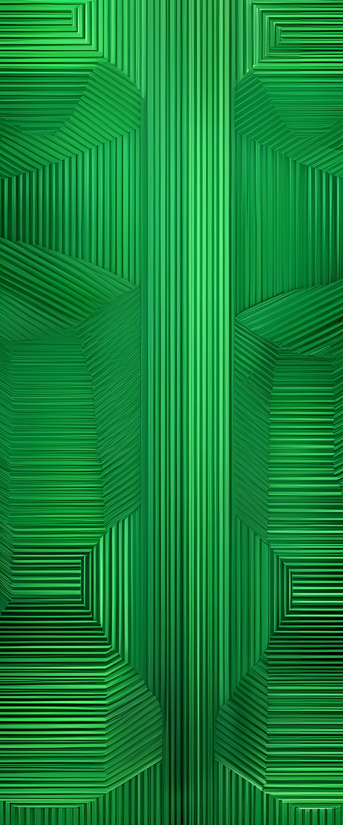 Serene green abstract wallpaper.