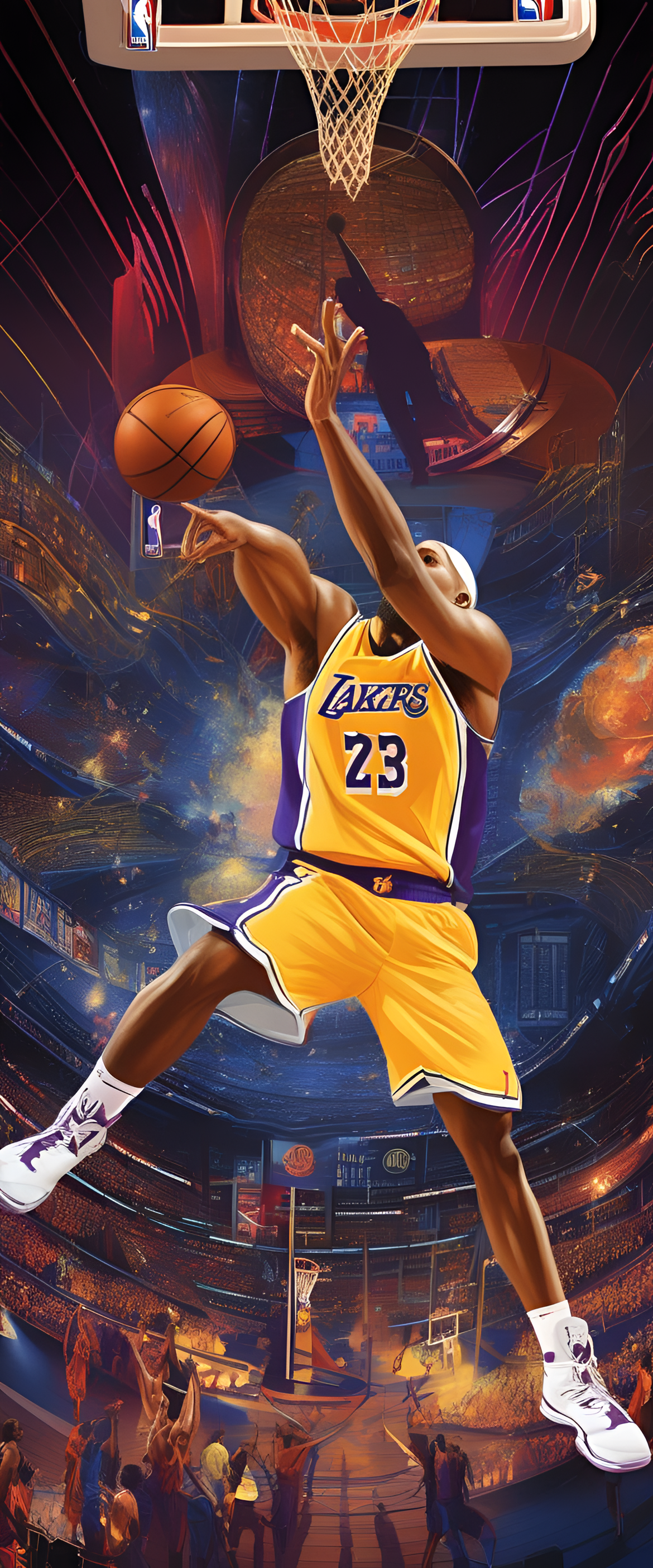 Transcendental NBA wallpaper with an award-winning design