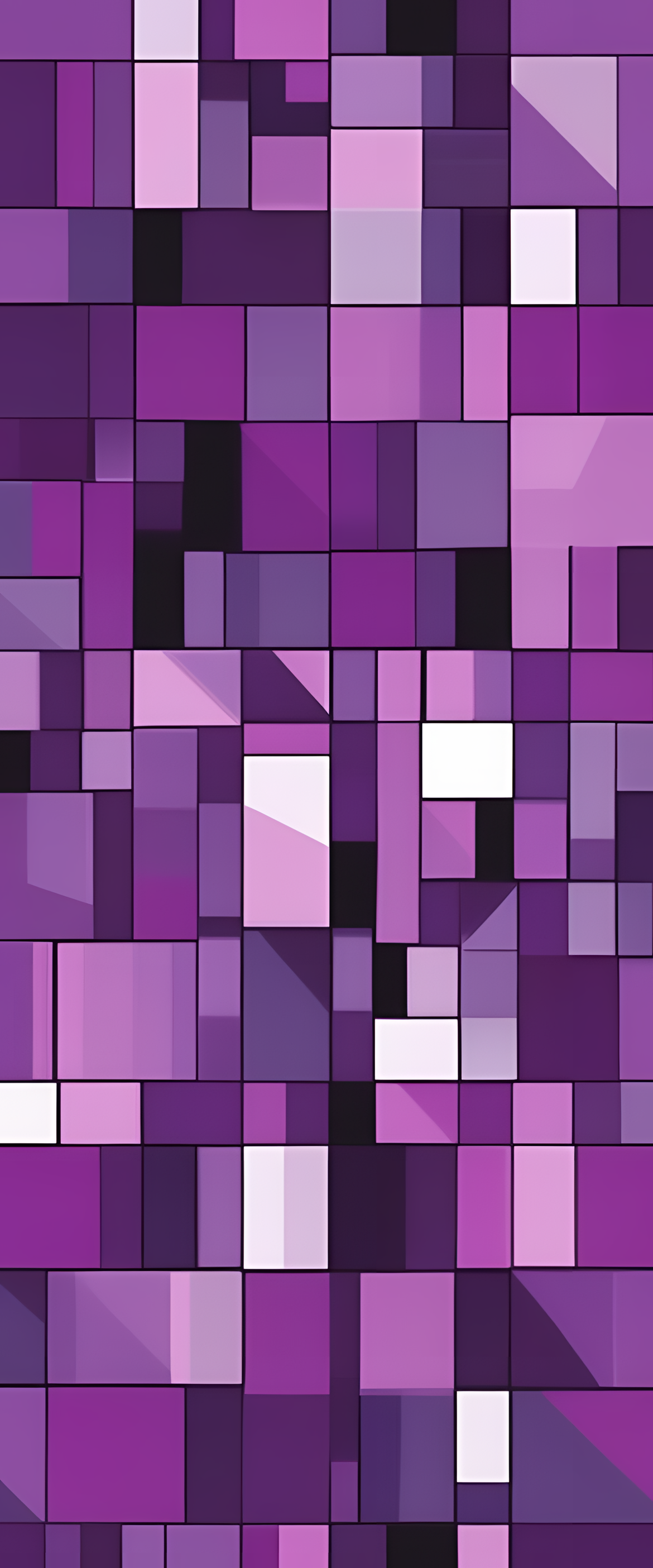 Vibrant cubist purple background