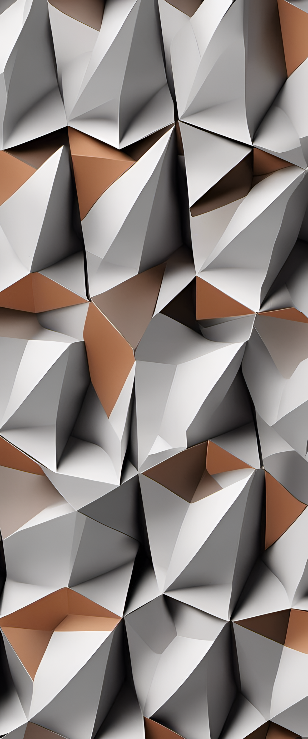 Abstract 3D wallpaper design with vibrant colors and geometric shapes.