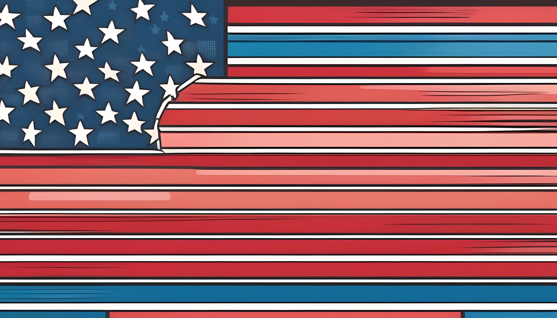 An American Flag Background