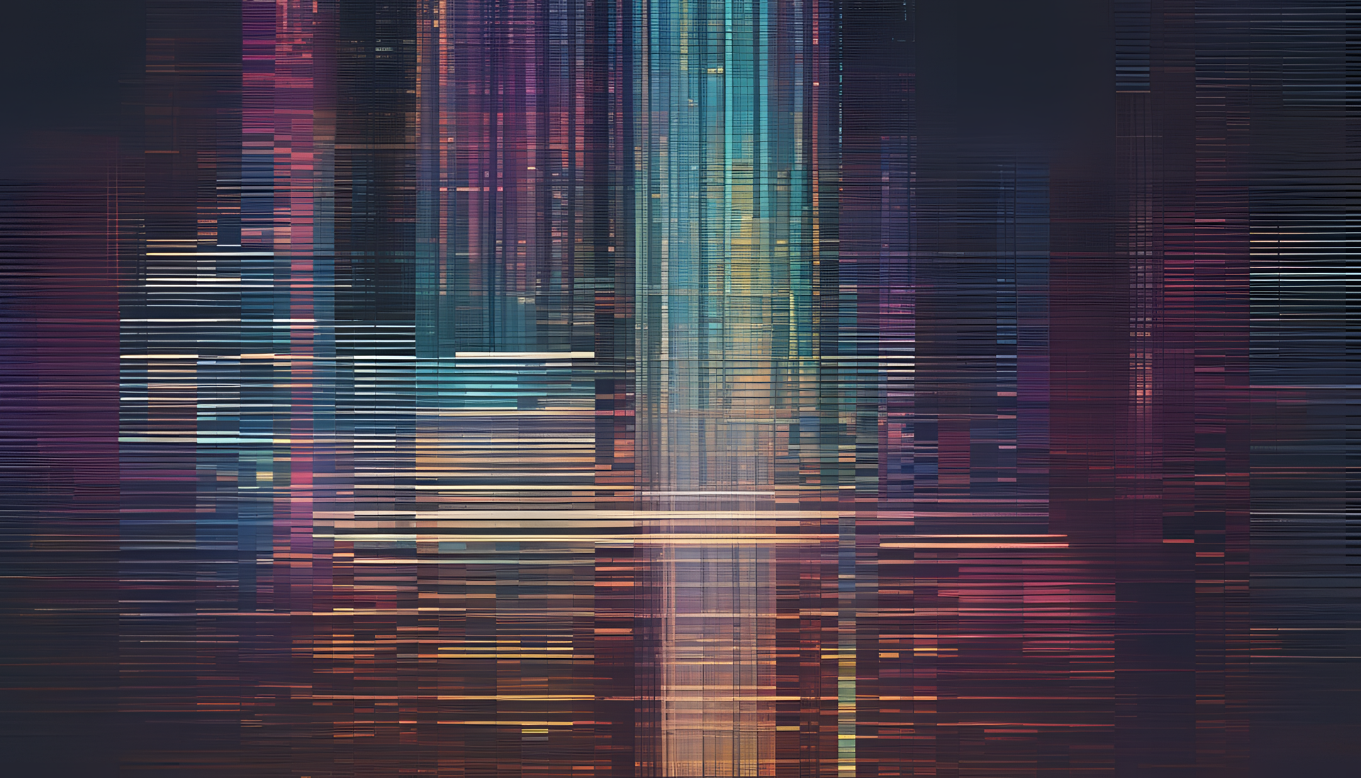 Glitched Bible verse in ultra-detailed HD desktop wallpaper.