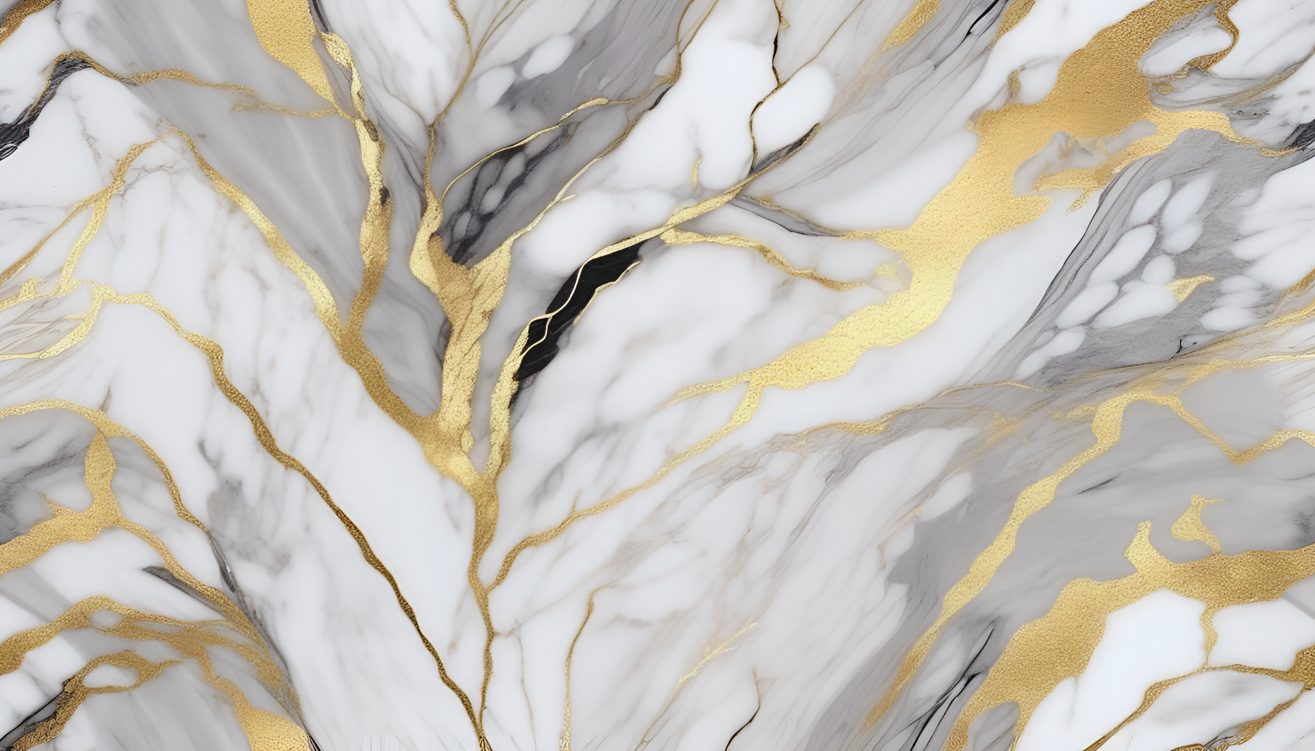 Festive holiday-themed desktop wallpaper with marble and gold colors.