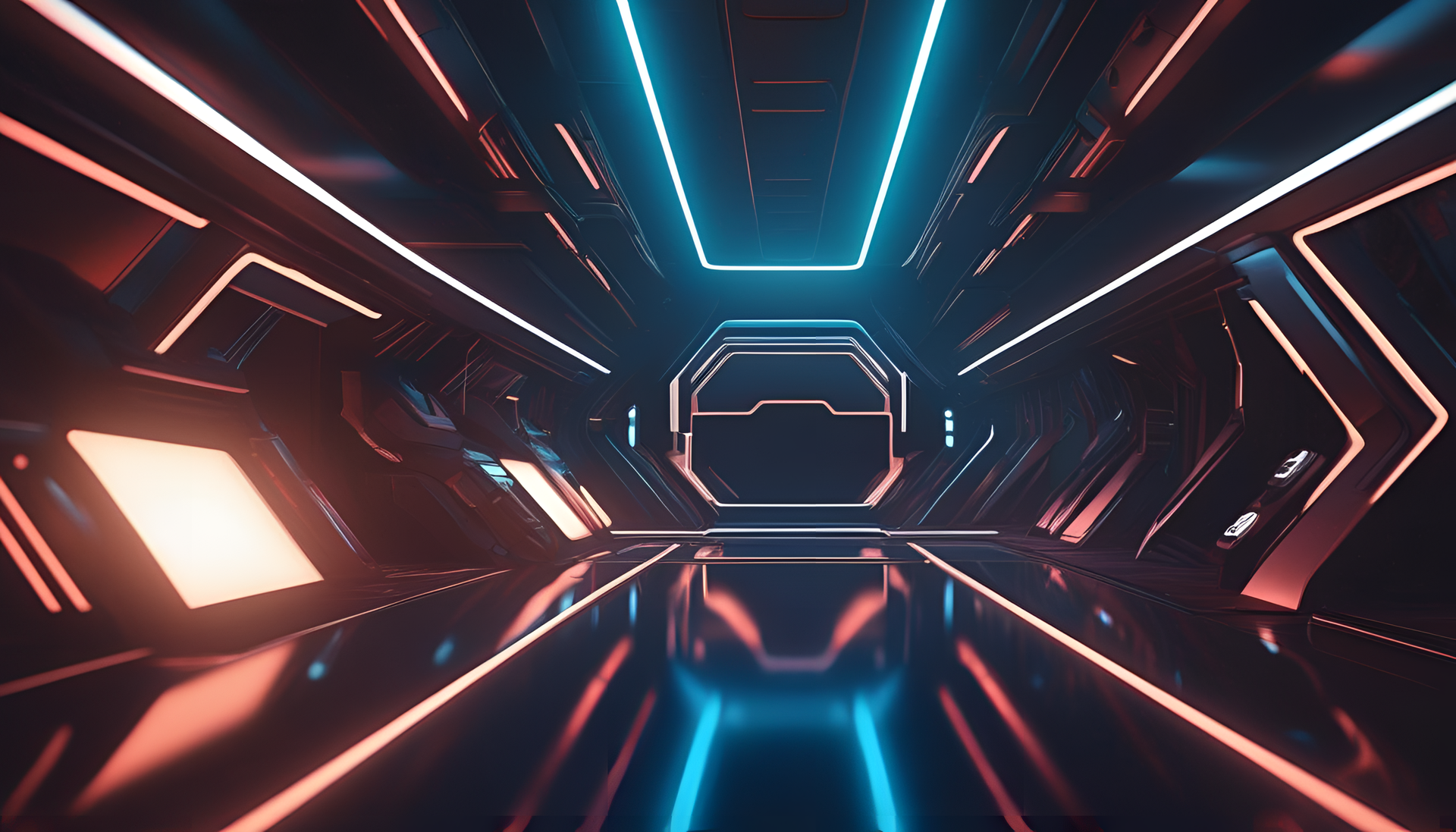 Futuristic cool phone wallpaper with cinematic lighting