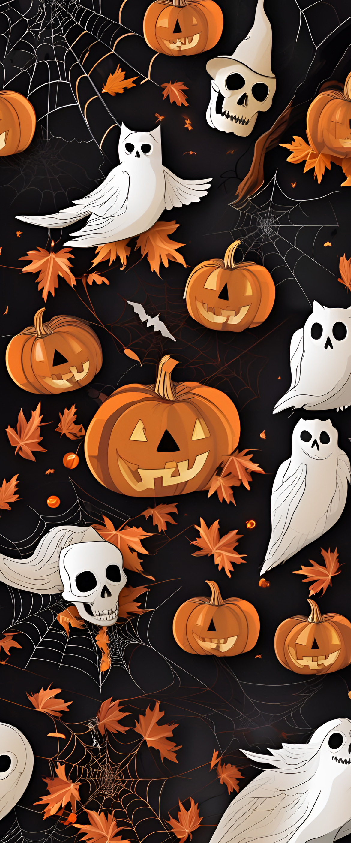 Halloween-themed wallpaper featuring a stunning design.