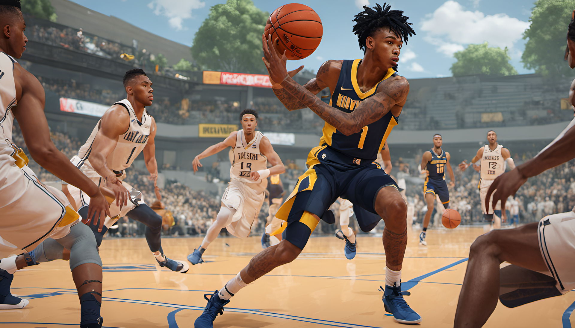 Ja Morant in a vibrant RPG game setting.