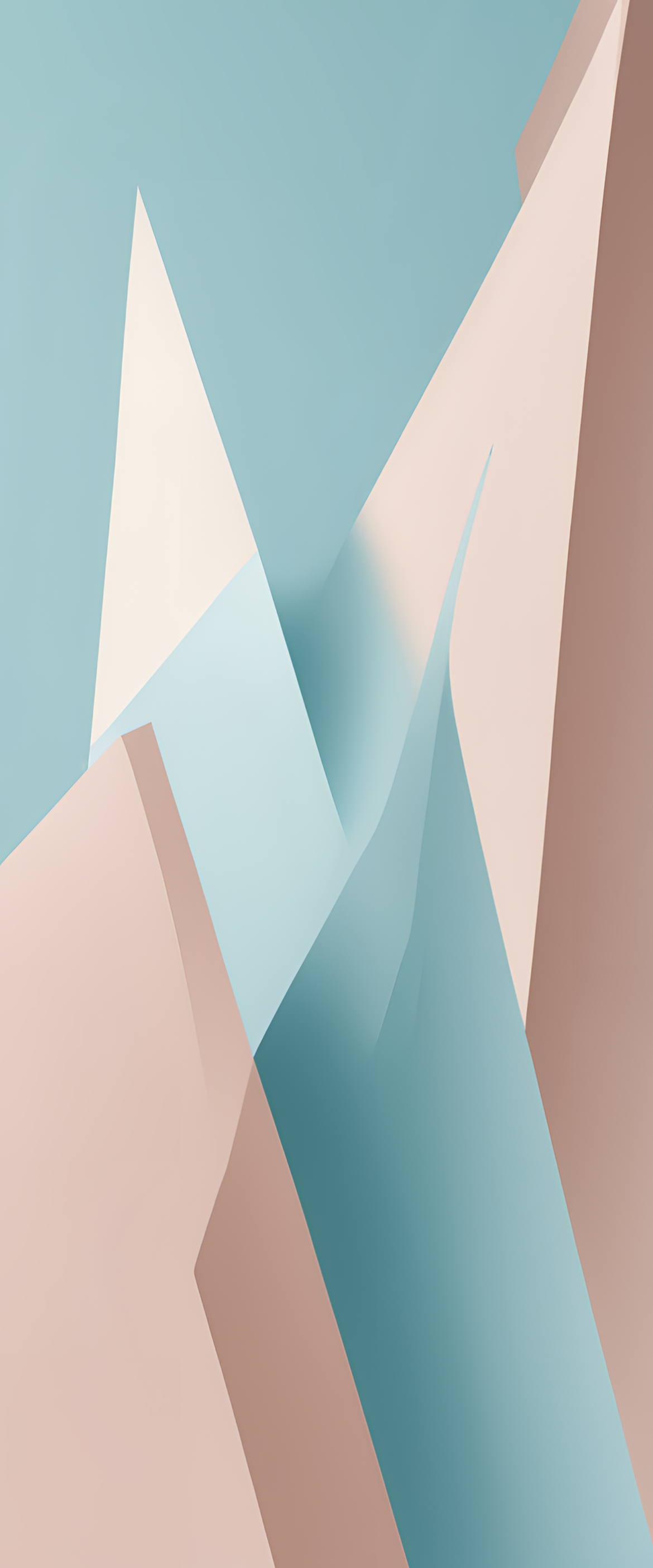 Minimalist light blue abstract design.