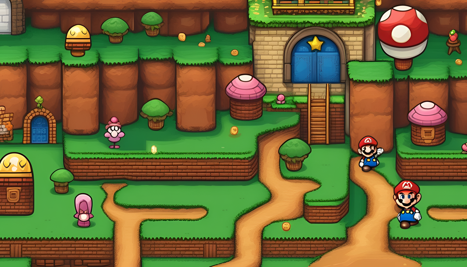 A Mario Background