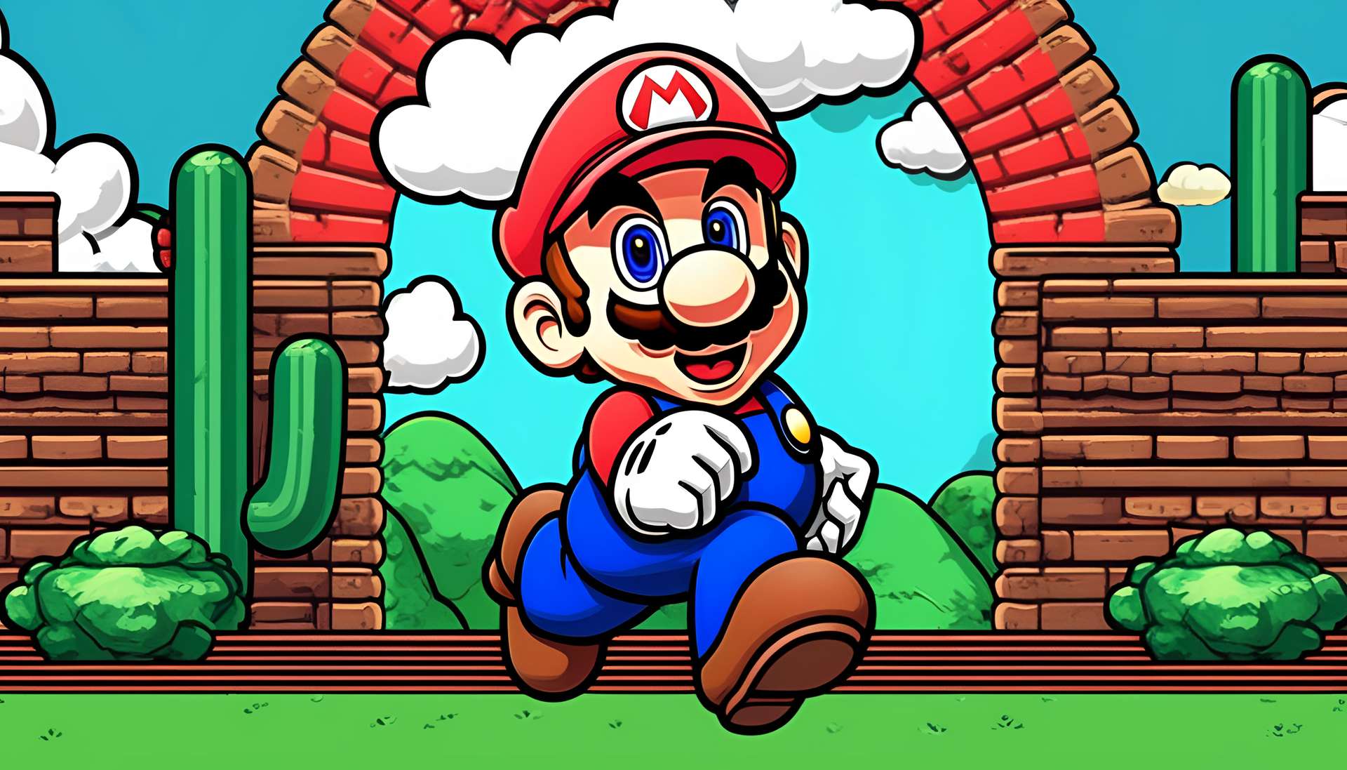 A Mario Background