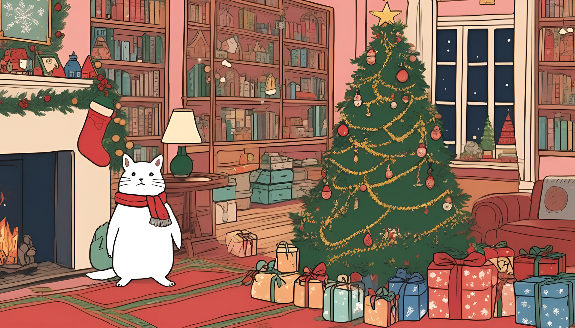 A Preppy Christmas Wallpaper