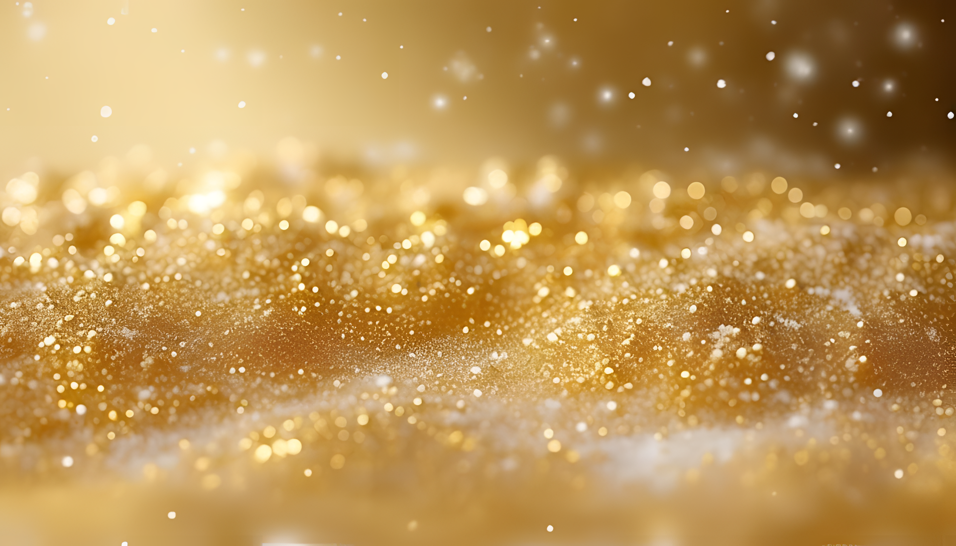 A Golden Snow Background