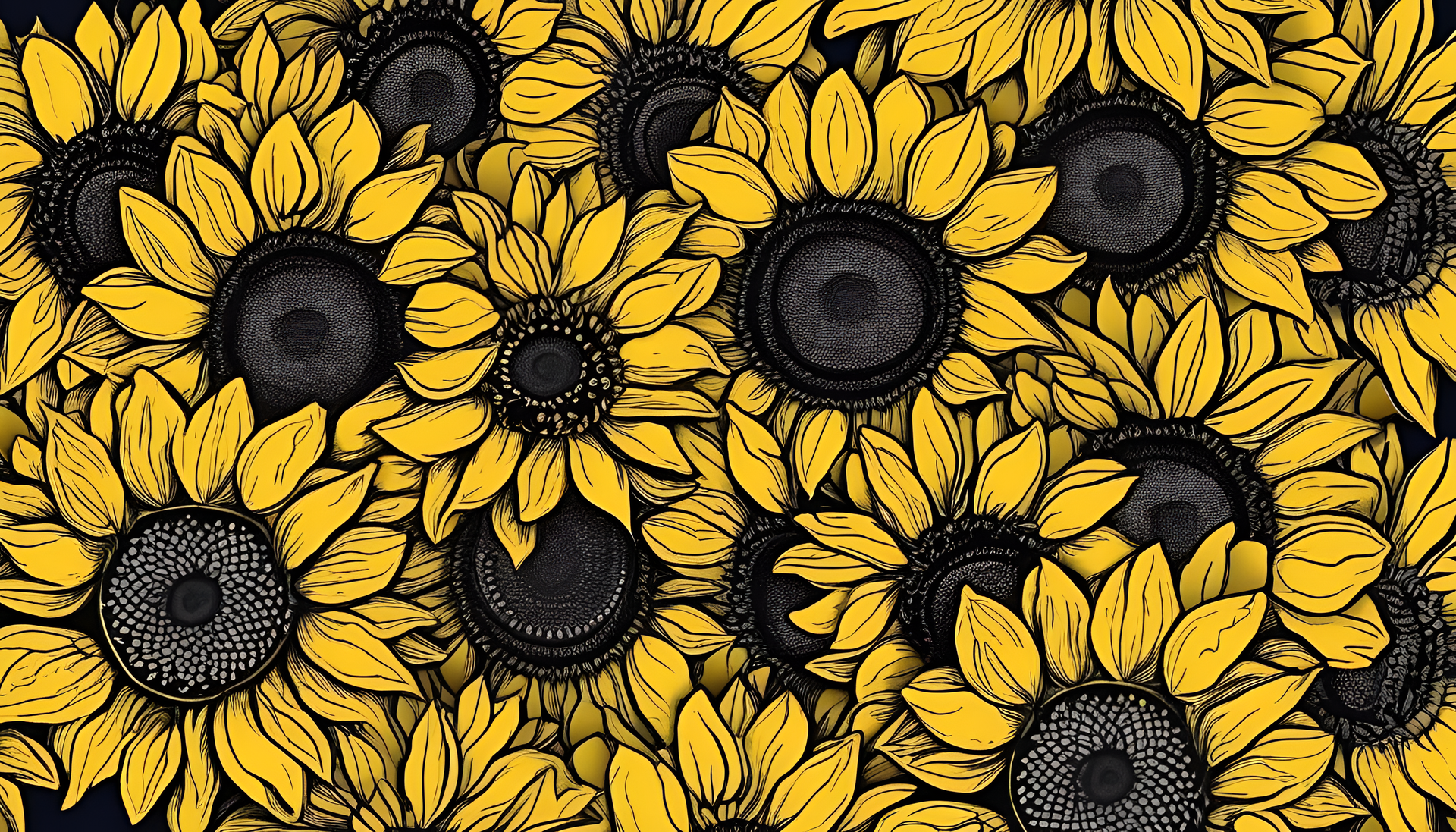 Vibrant sunflower wallpaper in HD