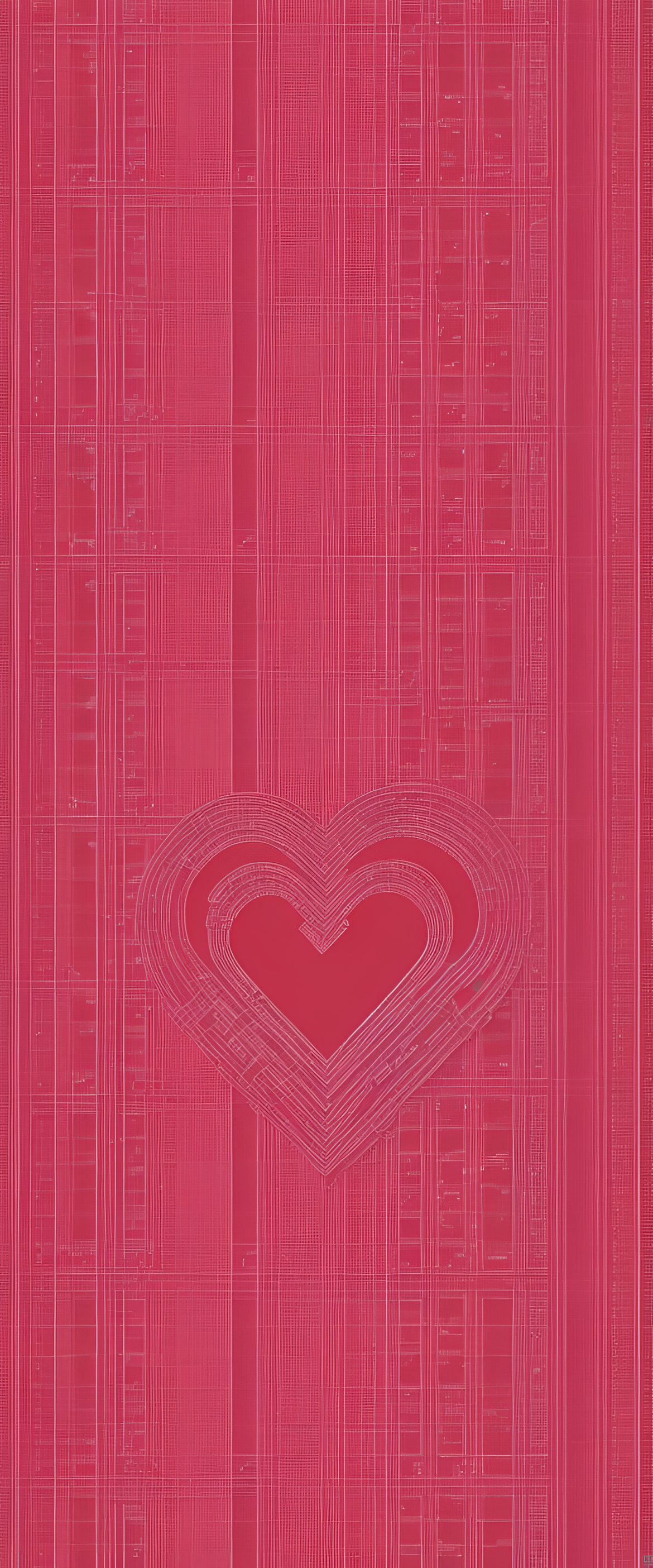 Valentine's Day ASCII art wallpaper