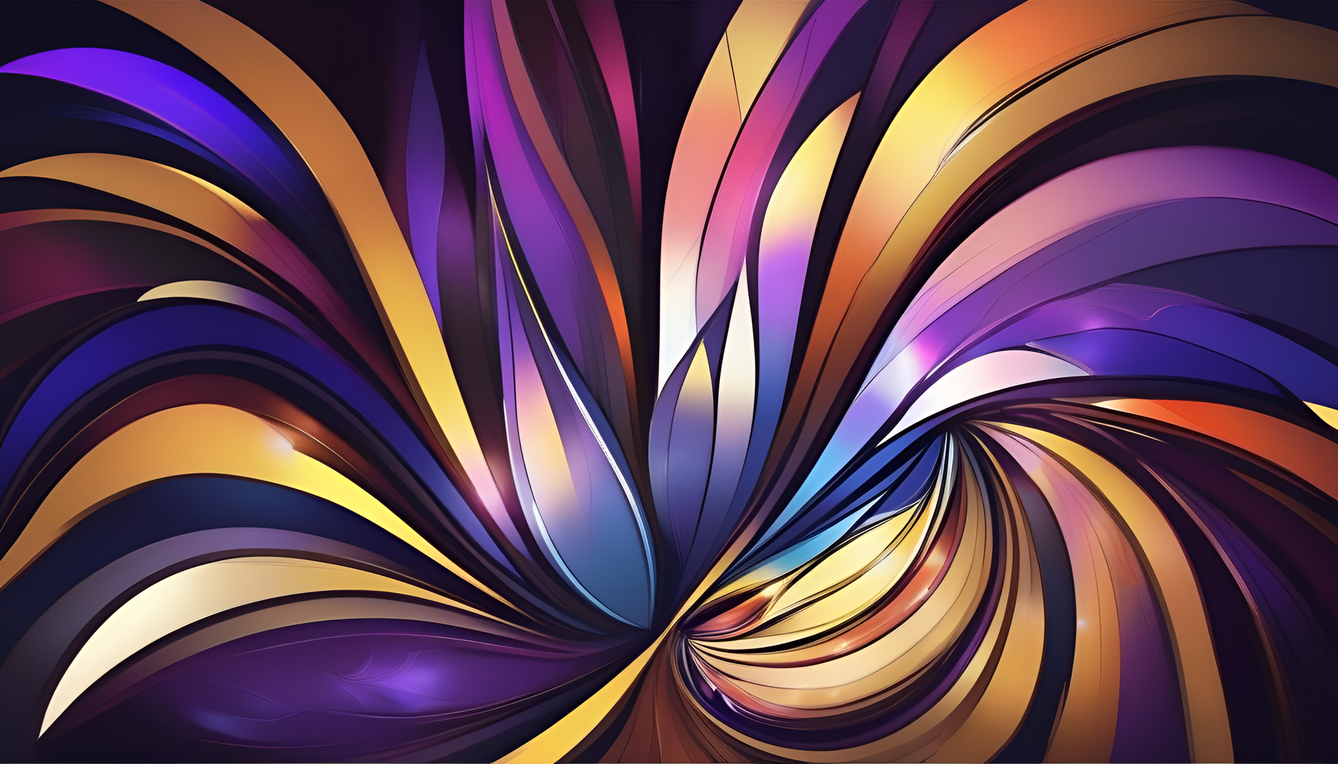 Colorful and luminous abstract artwork.