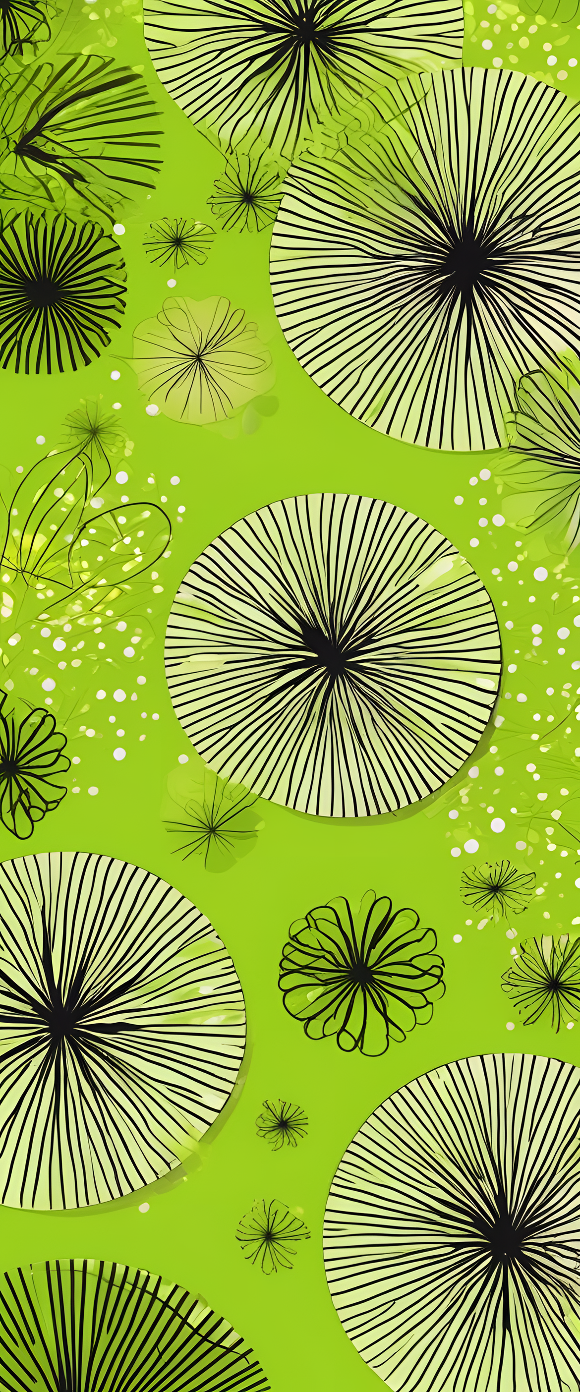 A Cool Green Birthday Background