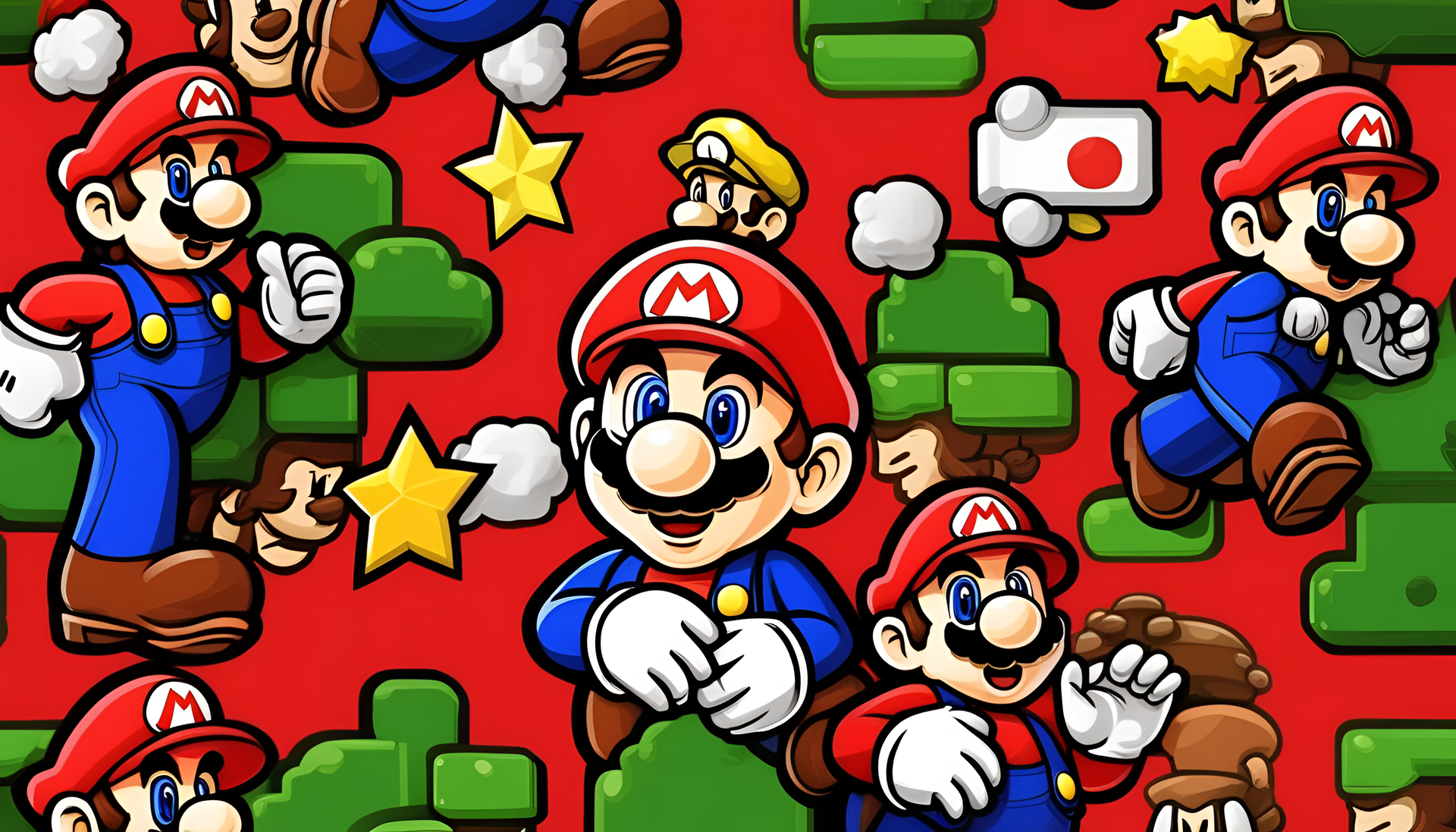 A Mario Background